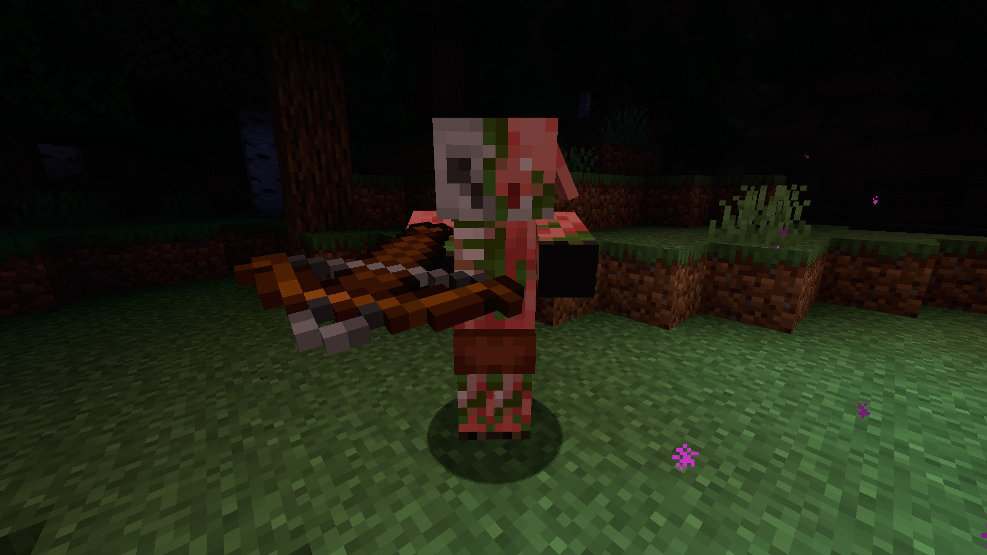 Pilgrin zombificado en Minecraft