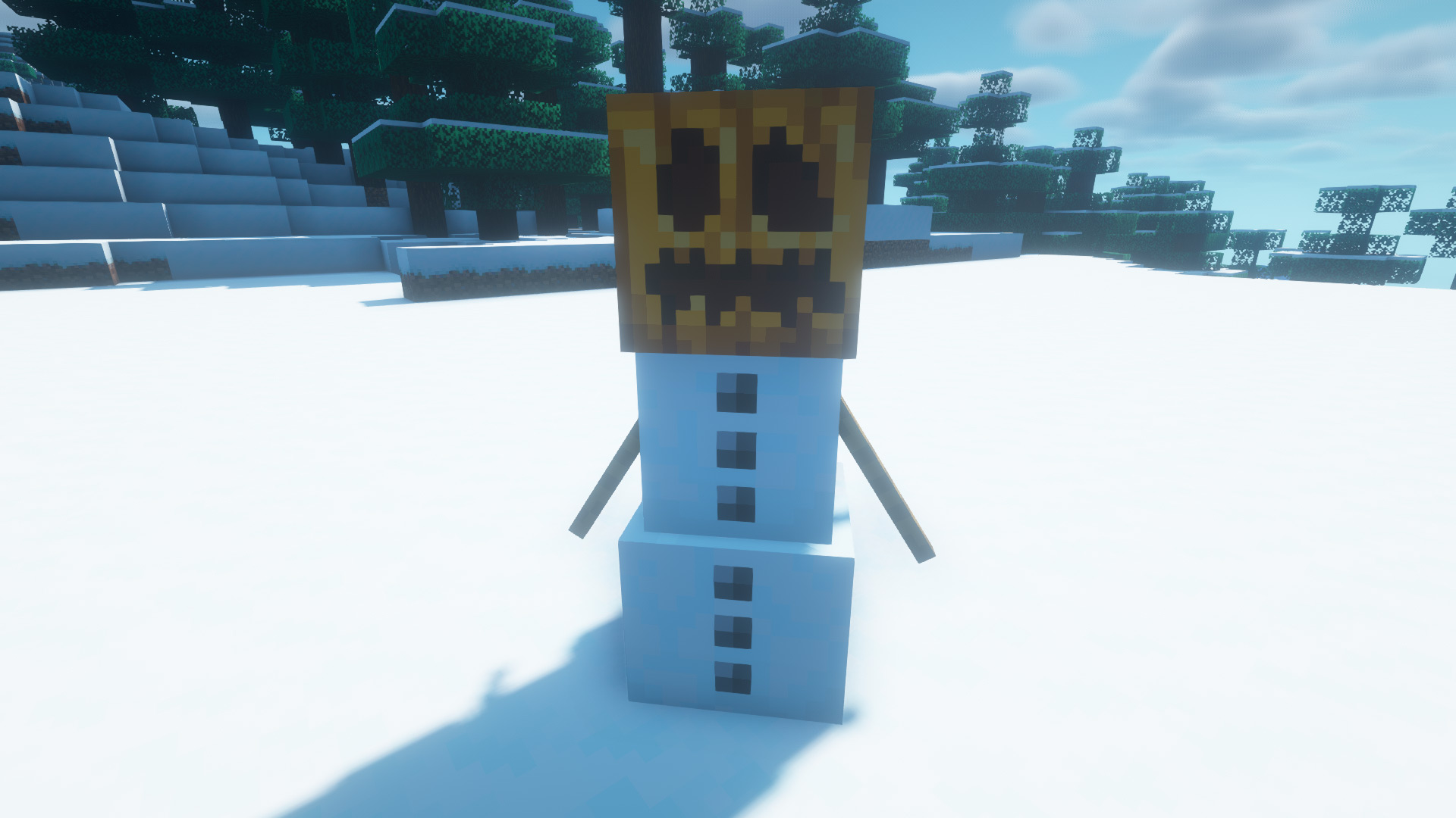 Muñeco de nieve en Minecraft