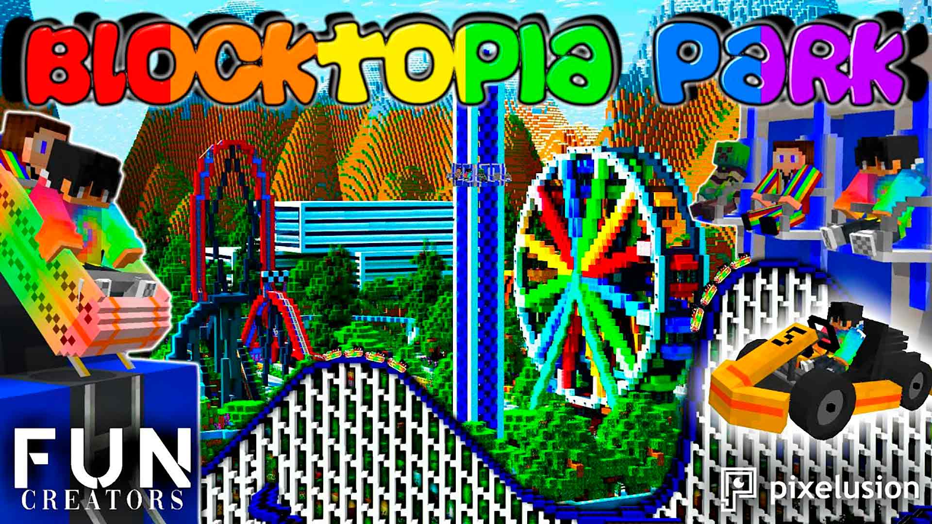 Blocktopia Park Theme Park Minecraft Bedrock Edition
