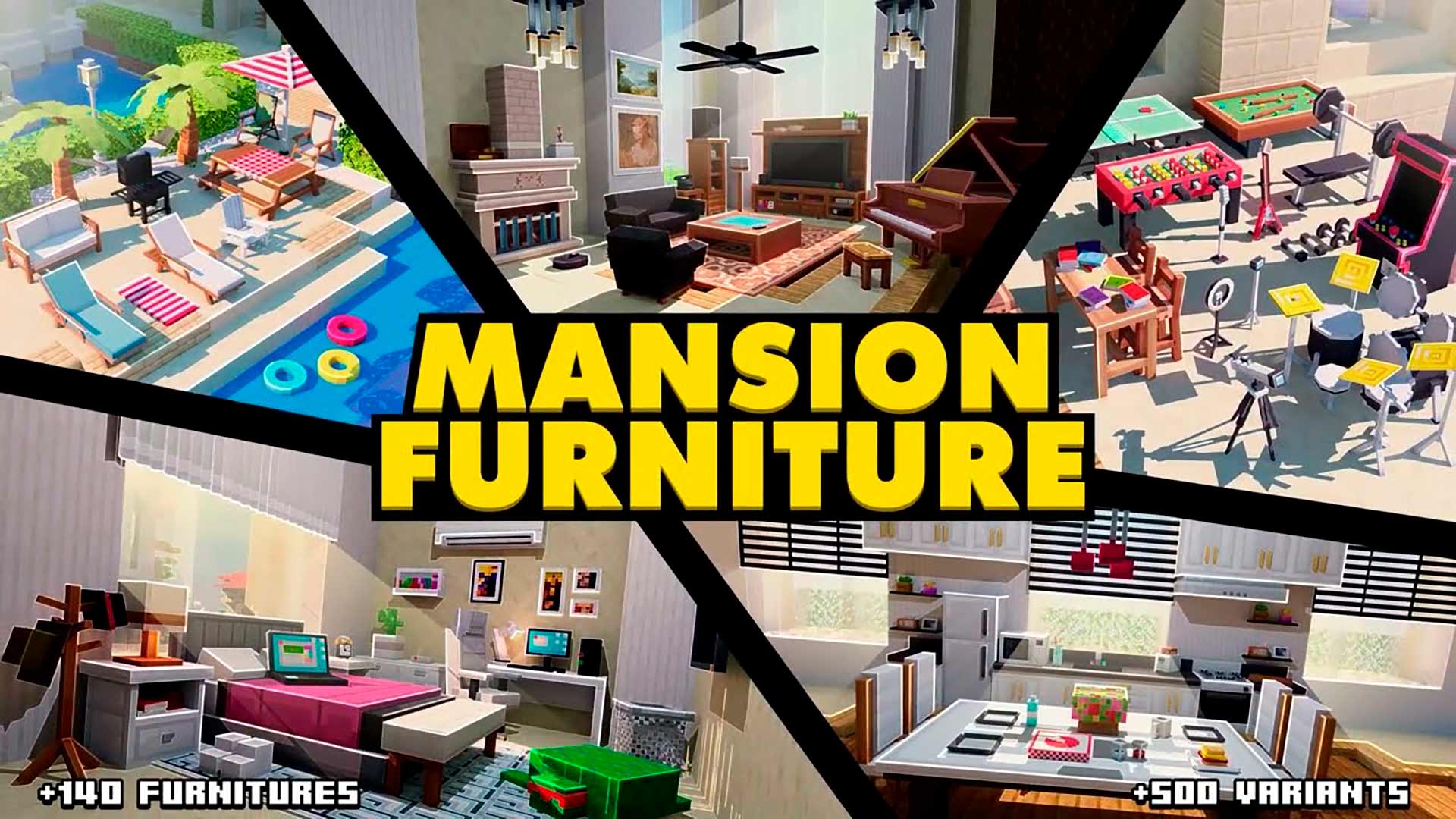 Mansion Furniture Minecraft Bedrock Edition