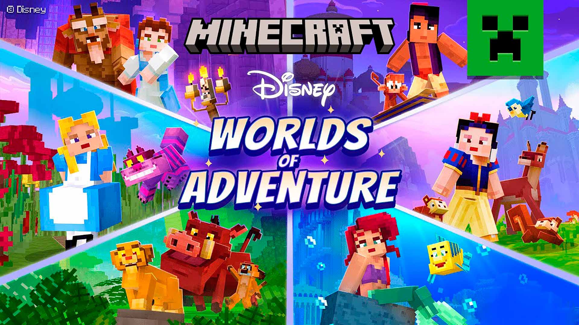 Disney Worlds of Adventure Minecraft Bedrock Edition
