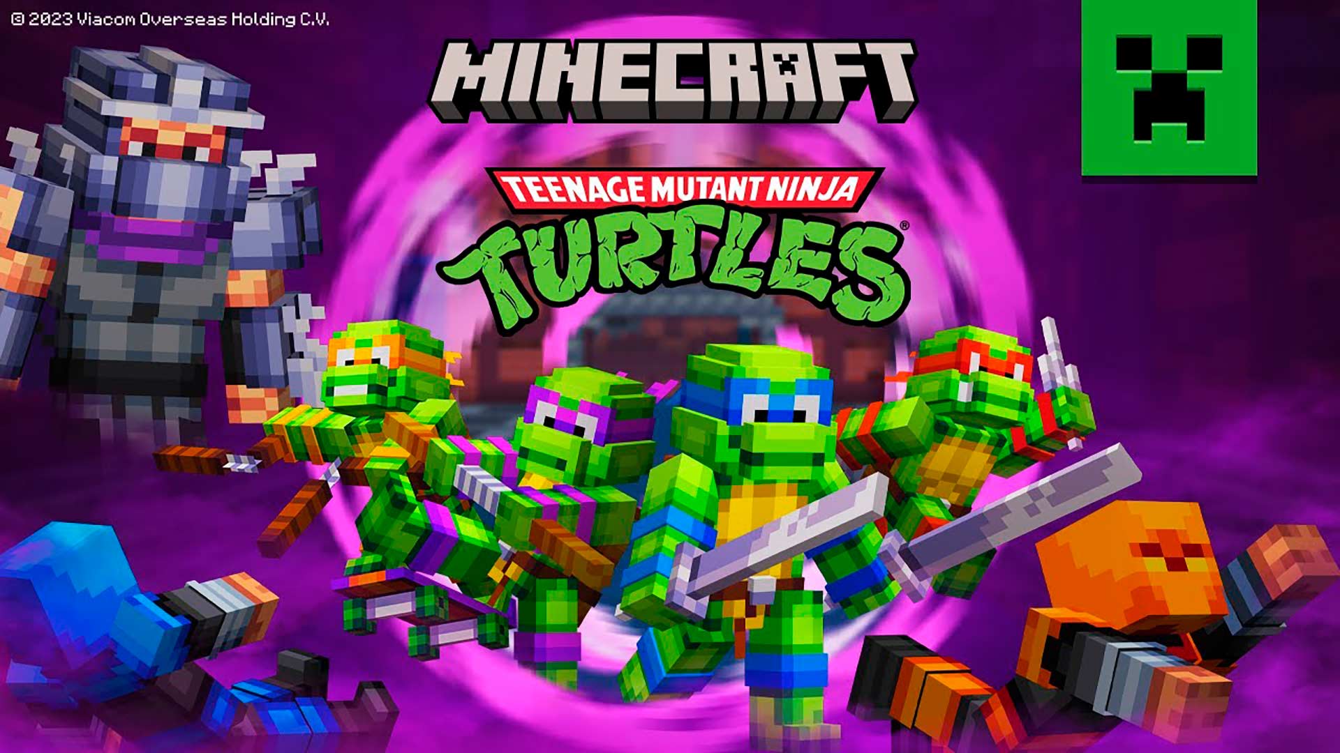 Tortugas Ninja Minecraft Bedrock Edition